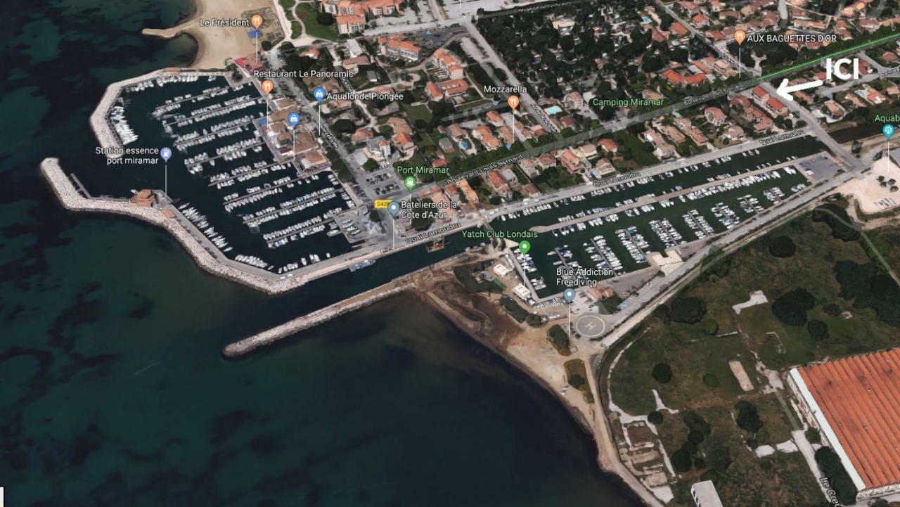 Studio Mezzanine Vue Port Et Mer 라론드레모레 외부 사진